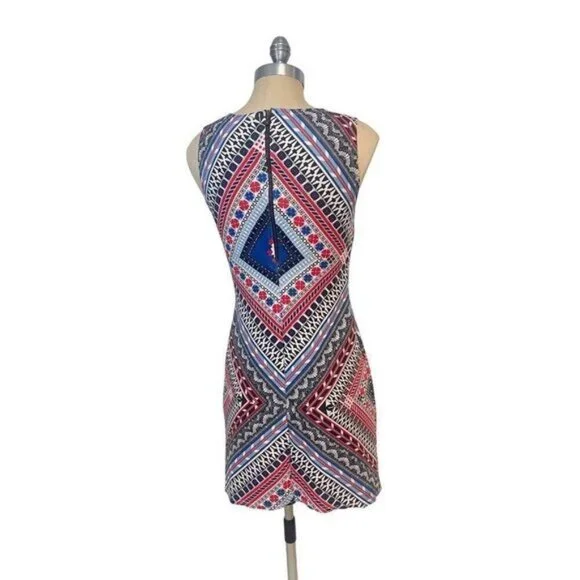 Farm Rio Boho Stretch Sleeveless bodycon Mini Dress Medium runs small - Picture 3 of 6